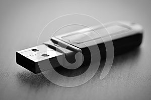 Pendrive close up photo