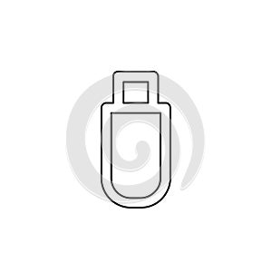 Pendrive sign illustration, usb icon