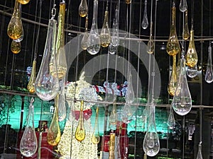 Pendulum ceiling bulbs - Christmastime in Paris