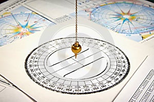 Pendulum for divination photo