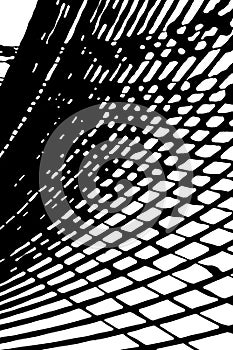 Pendulum oscillation - Abstract geometric background