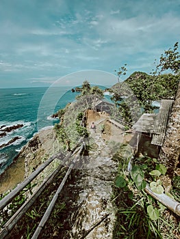 pengilon hill in siung beach