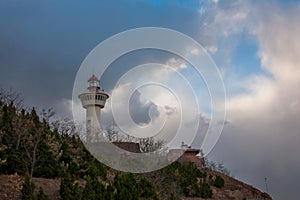 Penglai City, Shandong Province Danya's Hill Lighthouse