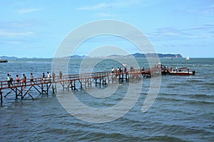 Penglai Pavilion Sea pier