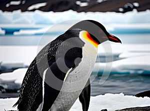 Pinguin Antarktis bild mit hohem dynamikbereich scharf detailliert 