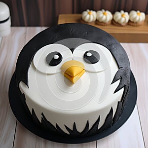 Tučniak tortu ozdobený850 inšpirovaný unikátny dizajn 
