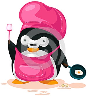 Penguin cooking