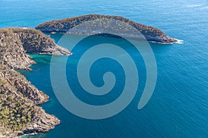 Penguin island at Bruny island in Tasmania, Australia