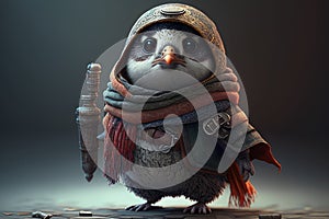 Penguin Pal: A Hyper-Detailed Epic Compositio
