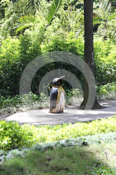 Penguin statue in Saigon Zoo