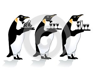 Penguin waiter