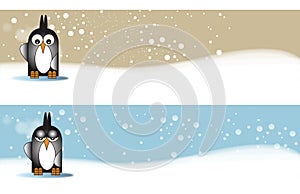 Penguine themed Banners