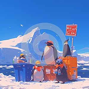 Penguins in a Lemonade Stand, Arctic Adventure