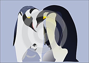 Penguins in love