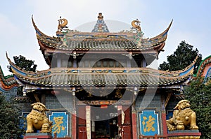 Pengzhou, China: Ci Ji Temple photo