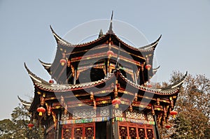 Pengzhou, China: Pagoda at Long Xing Monastery