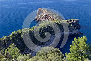 The peninsula of Sa Foradada in Mallorca Spain