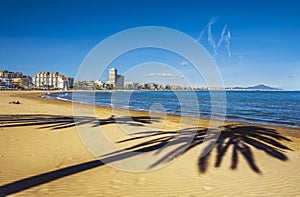 Peniscola beach ,Province Castello, Spain