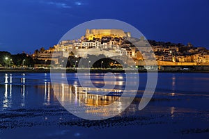 Peniscola panorama at dawn photo