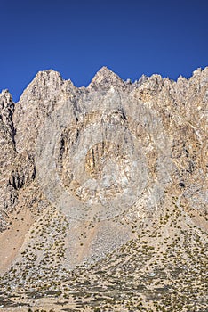 Penitentes Mountain in Mendoza, Argentina photo