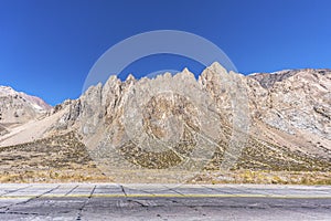 Penitentes Mountain in Mendoza, Argentina photo