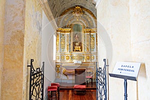 penitential chapel inside the Royal and parish church of São Pedro de Ponta Delgada-São Miguel-Açores-Portugal