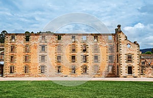 The penitentiary building at Port Arthur in Tasmania, Australia