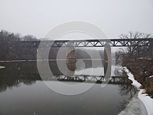 Penman`s Dam on the Grand River