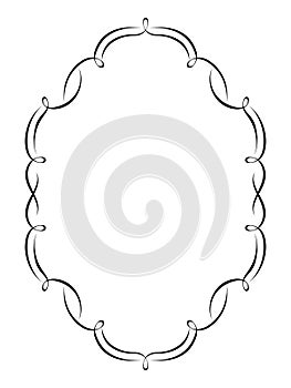 Penmanship decorative frame