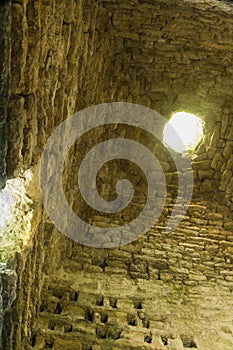 Penmon Priory Dovecote, Anglesey, Wales, United Kingdom â€“ interior