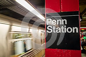 Penn Station subway, New York City photo