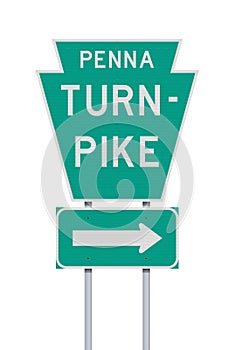 Penna Turnpike road sign