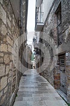 Pennapiedimonte town old streets in Italy travel