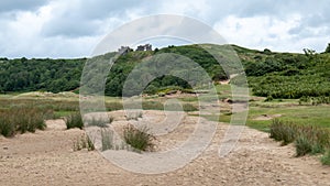 Pennard Castle, Three Cliffs Bay, Wales UK