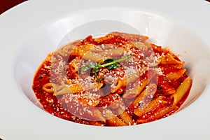Penne Arabiata with tomato