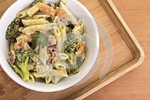 Penne Pasta dish with broccoli