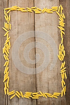 Pennette pasta forming frame