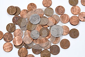 Pennies with Silver Mixed In. photo