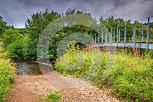 Pennine Way Footbridge over River Rede