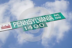 Pennsylvania Avenue sign