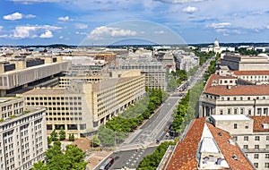 Pennsylvania Avenue Justice Department FBI US Capitol Washington DC photo