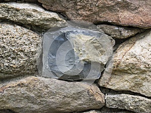 Pennsylvania Bluestone in a Farm Stone Wall