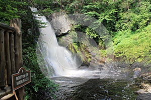 Pennsylvania Bushkills falls main waterfall