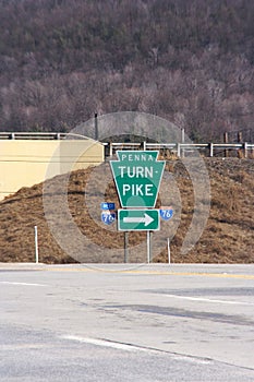 Pennsylvania Turnpike sign