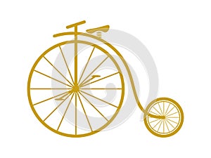 Penny Farthing Bicycle Vector