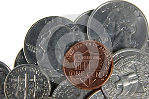 Penny on US Coins