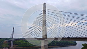 Penobscot Narrows Bridge & Observatory at Fort Knox in Prospect, Maine. photo