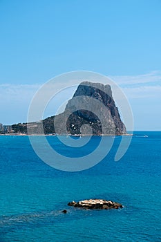 Penon de Ifac in Calpe, in Valencia, Spain