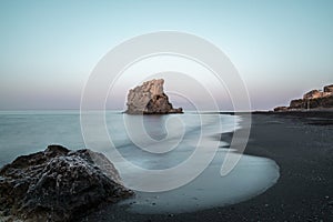 Penon del Cuervo beach in Malaga photo