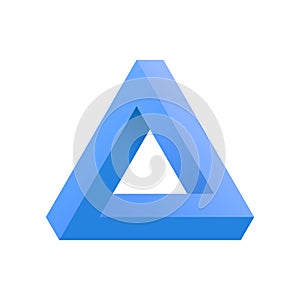 Penrose triangle icon.